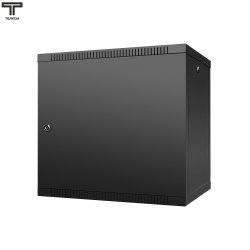 ТЕЛКОМ TL-9.6.3-П.9005МА Шкаф настенный 9U 600x350x490мм (ШхГхВ) телекоммуникационный 19, дверь перфорированная, цвет черный (RAL9005МА) (4 места)
