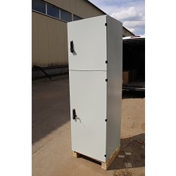 Шкаф серверный ПРОФ напольный колокейшн 42U (600 х 600) 2 секции, дверь глухие. 2 шт., серый